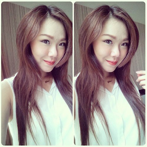 Good day ♡ #me #selfie #fotd #white #face #faceoftheday #hotd #hairoftheday #hair #longhair #straight #asian #asiangirl #girl #pretty #beautiful #lovely #myself #tagsforlike #like #love