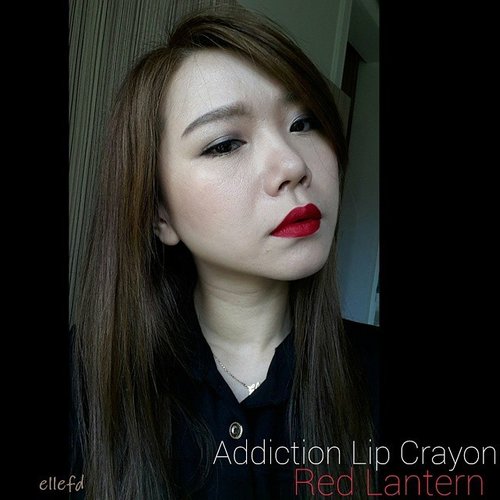 Going Red today with Addiction Lip Crayon in Red Lantern 😗💕💋💖
EOTD with Suqqu Blend Color Eyeshadow Palette in Murasakisuishou 😘 #MOTD #POTD #LOTD #EOTD #Redlips #Suqqu #AddictionbyAyako #Murasakisuishou #RedLantern #tagsforlikes #FDbeauty #femaledaily #clozette #clozetteid #clozettedaily