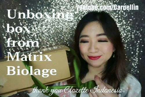 Unboxing package from @matrix
Biolage and @clozetteid

Full video here:
https://youtu.be/gdF2RJTsZW0

#matrix #clozetteID #matrixbiolage #Clozetteidreview #haircare #scalpcare #love #1minvideo #hairgrowth #beauty #hairgrowthproducts #beautyvloggerindonesia
