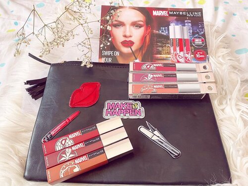 Lippies yang bisa dipakai saat kondisi #wajibmasker kaya sekarang 😁 karena totally #transferproof dan awet. #maybelline #maybellineIndonesia #superstaymatteink @maybelline #swipeonyoursuperpower #maybellinexmarvel #marvelxmaybelline #clozetteID #love #hello #lotd #motd #makeup #makeupideas #makeuptoday #igbeauty #igers #igdaily #instabeauty #instadaily