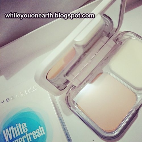 @maybellineina White SuperFresh UV Powder Foundation SPF 34 PA+++ that feels so light and fresh on the skin, like almost literally makes them feel cleaner. http://www.whileyouonearth.blogspot.com/2014/09/maybelline-white-superfresh-uv-powder.html. #bblogger #beautiful #beauty #clozetteid #id #idblog #idblogger #idbblogger #bblogger #bbloggerid #instadaily #instabeauty #indoblogger #beautybloggerid #maybelline #motd #simple #light #fresh #sunprotection #new #white