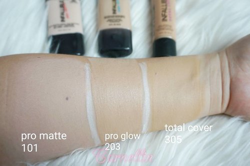 Here are the comparison between the three shades and finish of Infallible Pro Matte, Pro Glow, and Total Cover Foundation.. read it more at my blog.

http://whileyouonearth.blogspot.co.id/2017/11/loreal-paris-infallible-pro-glow.html?m=1

Get yours at @sociolla 
#LOREALParisID #LOREALParis #sociolla #review #foundation #proglow #infalliblepromatte #infallibleproglow #love  #bblogger  #red #blogger #swatches #beautybloggerindonesia  #beauty #clozetteid