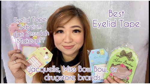 Wahai kaum #monolid yang butuh #eyelidtape mari ditonton videonya 

https://youtu.be/BA5mpvjzo4I

This is my best eyelid tape karena kuat banget, tahan seharian bahkan setelah keringetan bersepeda masih nempel aja, dan did you know ternyata ada banyak type eyelid tape??

Ada yang dipakai before makeup dan ada yang after loh. Jadi tempelnya setelah kelar makeup, iya, abis eyeshadow eyeliner segala, penasaran? Tonton aja ya ❣️

#youtube #beautyvideo #beautyreview #beauty #instabeauty #instagood #insta #instagram #instadaily #igers #igbeauty #beautyvlogger #beautyvloggerindonesia #makeup #tips #review #honestreview #howto #clozetteID #shopee @missbowbowtw @jacquelle_official #jacquelle #miniso