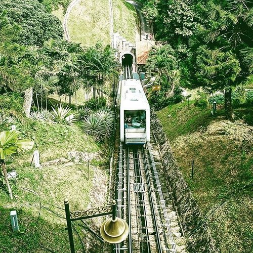 Everyone,  this is Penang Hill ( aka Bukit Bendera). Indeed, Penang is charming. 
#penang #rustic #clozetteid #travel #blogger #bloggertakepic
#Malaysia #train #railway #beauty #nature