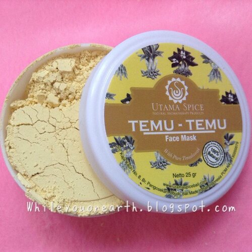 Temu temu mask from @utamaspice that can absorb all your nasty oils and sebum almost instantly, prepared to be mattefied. All #natural product that bring goodness from #nature http://www.whileyouonearth.blogspot.com/2014/11/utama-spice-temu-temu-face-mask.html #id #idblog #Indonesia #madeinindonesia #skincare #facemask #powder #temulawak #allnatural #parabenfree #nosls #noharshchemical #instabeauty #instadaily #igers #ig #idbblogger #bblogger #bbloggerid #bbloggerig #clozetteID