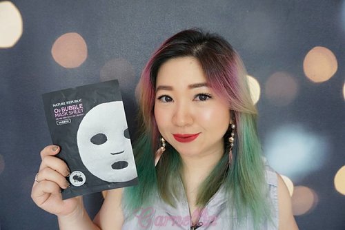Review O2 Bubble Mask Sheet by @naturerepublic_kr that deep cleanse the skin with bubbles.http://whileyouonearth.blogspot.co.id/2017/11/nature-republic-o2-bubble-mask-sheet.html?m=1Swipe to see the bubbles 💦#bubblemask #facemask #review #naturerepublic #Koreanproduct #lotd #motd #ootd #bblogger #clozetteid #beautyblogger #beautybloggerindonesia #recommended