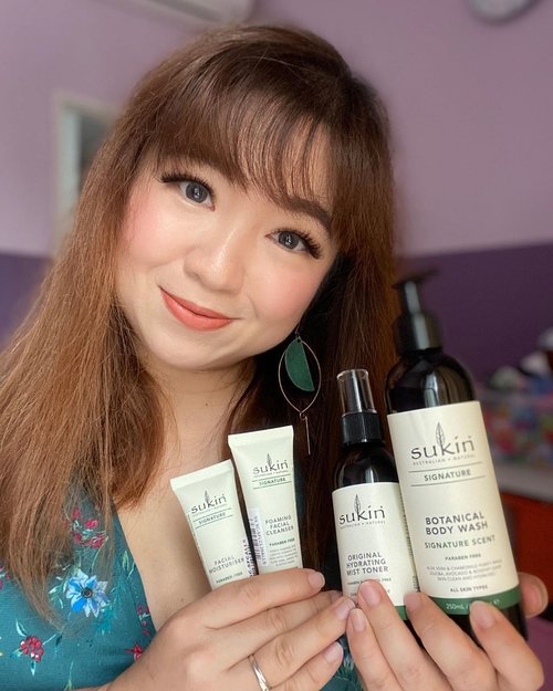 Done a quick review on #sukin @sustainablebeautyid on my IG story today. Love these babies as they are so gentle and kind to the skin. 
Buat kamu yang pengen cobain, @sociolla lagi ada promo utk produk-produk @sukinskincare di websitenya. See you there. 
#nothingbutspecial #kindnesstoshare #igbeauty #beauty #instadaily #igdaily #healthyskin #beautyinfluencer #beautybloggers #moisturizer #toner #cleanskin #healthyskin #gentle #clozetteID #socobox #cleanser #naturalingredients
