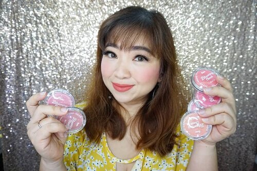 Pipi yang blushing dengan warna pinky peach gini bikin look terlihat segar dan manis ya. 
Buat kamu yang pengen style makeup  ini bisa loh pakai produk dari @fanbocosmetics bernama Blooming Cheek Blush On. Kamu bisa pilih 1 shade yang jadi favorit atau kaya aku, di mix beberapa shade biar hasilnya unik dan menarik.

Another good news, ada #FanboGiveaway untuk 10 orang pemenang. Cek langsung di instagram @fanbocosmetics okay. 
See you there!! #FanboCosmetics #FanboBloomingCheek  #love #beauty #igbeauty #blushon #pretty #bblogger #motd #makeup #pink #flush #pinkcheecks #pinky #beautiful #makeup #beautyproducts #clozetteID