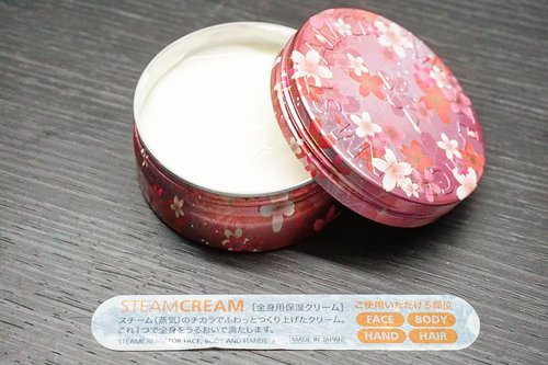 I knew about @steamcreamjapan from around 2009 to 2010, and I thought it was the best thing ever, since it is not just a moisturizer for ALL SKIN TYPE, but can be used for hair, body and hand too, without any greasy nor heavy feeling but still very much moisturizing and effective.

Now, I'm still a huge fan, keep purchasing one whenever I'm traveling to Japan. The brand itself is from UK (and yes, Japan too. Like Anglo-Japanese). The concept and technology is from Japan, here some of the details provided on the web:

Bright, white and light, STEAMCREAM exudes simplicity and purity, and it has the formula to match: Every limited-edition tin is enriched with 12 sustainable natural active ingredients, including raw plant extracts and essential oils, to nurture your skin. We use a shot of steam to extract the nutrients of oats, orange flower water and chamomile oil, fusing these with essential oils of rose, lavender and orange blossom, to enhance the virtues of each and every ingredient, along with the cream’s absorption to your skin. 
The tins? Oh it was another thing I'm crazy about. The sustainability, design, ideas, and my husband still use an empty one as his USB holder, it is waterproof, leakproof and hold things inside just nice without worrying it will fell apart open. The one he is having is 10 years old. 
Carrying one during traveling is like a multi-tasking moisturizer for the whole family. I personally love the feeling whenever using the product, the smell of the natural ingredients is calming and addictive yet so nostalgic while the creamy milky texture pampering my skin with goodness. Definitely recommended.

#lovesteamcream #ClozetteID #bblogger #recommended #musthave #steamcream #best #moisturizer #love #moistskin