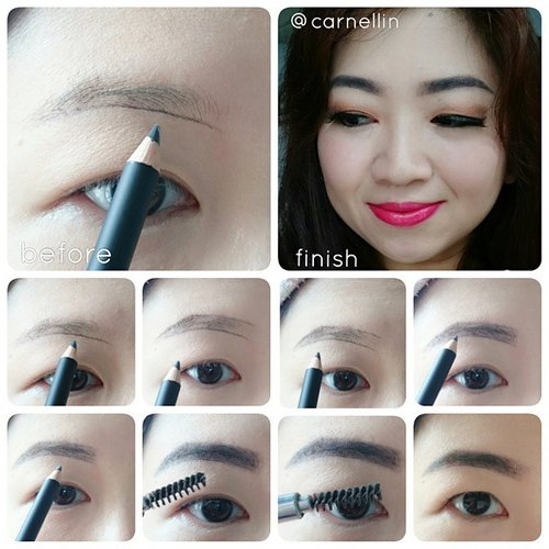 This is how I make my Eyebrows, and this is NOT a one size fits all, they are also changing according to my moods. I like my brows the way I want it, and you should too 😘 Pencil brow using @maybellineina Show me your beauty rules and win products from @femaledailynetwork#FD8yearsofBeauty #yourbeautyrulesb#motd #lotd #makeup #cosmetics #beauty #love #pinklips #darkbrows #clozetteid #bloggersays #bloggertakepic #eotd #botd #brows