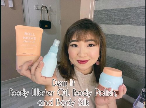 Review for @dew.itskin is up on https://youtu.be/FvI5R1qVUEo 

Dari Body Water Oil yang tinggal di spray pas mandi, Body Polish yang mengandung UV protection, sampai Body Silk yang ada brush nya buat dipakai sebelum tidur, all three products are reviewed. 

#igdaily #igers #dewitfortheglow #dewitskin #beauty #sociolla #beautyreview #instadaily #instabeauty #clozetteid #love #hello #potd #motd #makeuplooks #photography #bodycare #bodyglow #igstyle #bodyoil #bodysilk #nighttreatment #uvprotection #jakartabeautyblogger