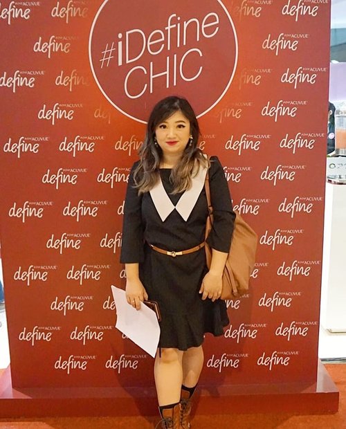 @acuvueid #iDefineCHIC event.#acuvue #event #clozetteID #love #beautybloggerIndonesia #pomelo #contactlenses #coloroftheday #outfit #coloredlenses #outfitinspo