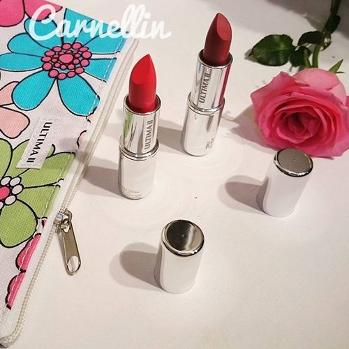 The new collection from @ultima_id #PlanYourBeauty 
#clozetteid #lipstick #ultimaII #beauty #beautyproducts #beautyblogger #indonesiablogger #new #arrival #cosmetic
