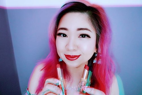 Last but not least, dab some lippies and positive attitude to brighten up any day. #motd #ootd #beautybloggerindonesia #beautyblogger #bblogger #lotd #makeup #cosmetic #clozetteid #lookbook