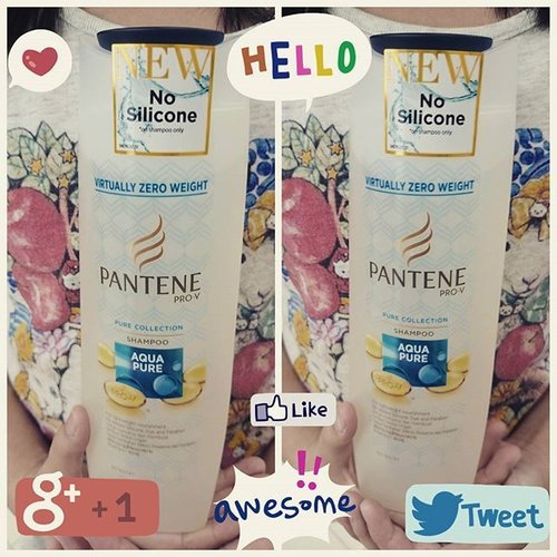 Hellloooo heehee, beauty doesn't always comes in hefty price tag, this is one of my favorite shampoo from @panteneid that contains NO SILICONE, for that Aqua clean scalp that cares and doesn't clogged your scalp. Try this one.#clozetteid #beautyblogger #scalp #Aqua #nosilicone #scalpfriendly #shampoo #budgetfriendly #pantene