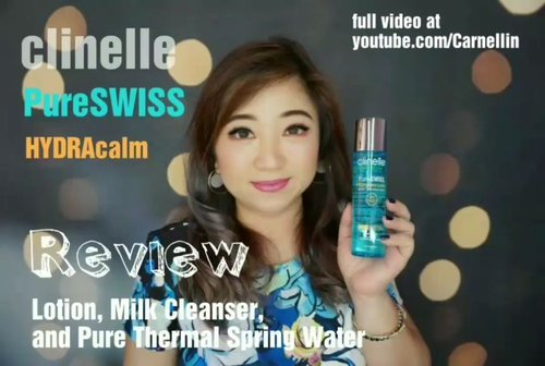 New video for @clinelleid PureSwiss Thermal Water spray, lotion and milk cleanser. 
Thank you @clozetteid 
Full video is available on my youtube channel.

https://youtu.be/EvW_R3u5ROU

@clinellehk @myclinelle @clinelleau @clinelle_th @clinellesg #beautyvlogger #vlog #beautyvlog #clinelle #hydration #love #clozetteID #moisturizing #skincare #thermalwaters #thermalsprings #dryskin #sensitiveskin #beauty #kbbv
