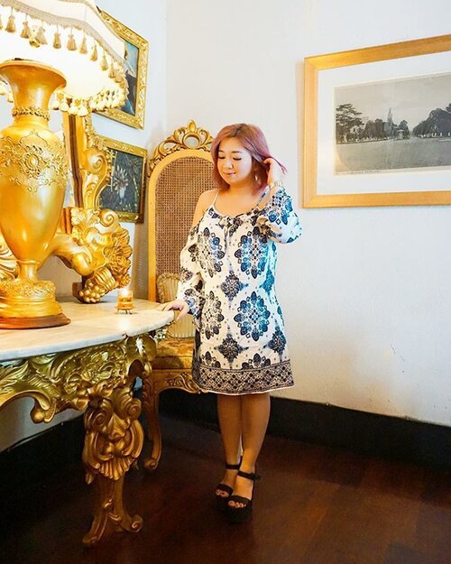 Fabulous building rich in history.Build in 1914. 📷 by @leonitanerisa Dress by @paqui.shop#Jakarta #landmark #history #clozetteid #fashion #beautyblogger #beauty #fashion #beautiful