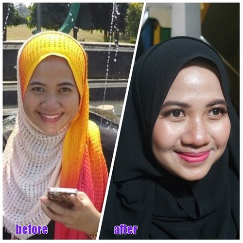 Makeup for her @ulfa_hardyanti#FOTD #clozetteID #makeupoftheday #makeupforher #makeupbyofisuredii #beautyblogger #hijabblogger #ofisuredii