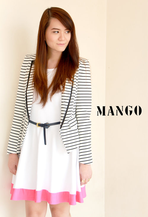 Mango two tone dress
Zara belt
Forever21 blazer
