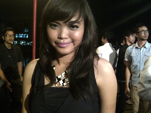 it's my night make up for Campus Event, and being a jazz band finalist. my friend's done it (make up) for me :)