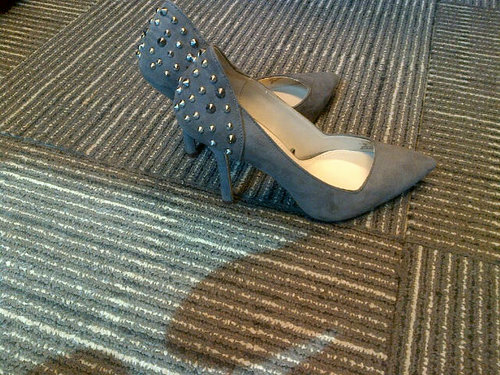 Zara Spike grey Shoes