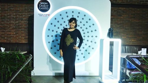 Spotted at Nescafe Dolce Gusto Party!
Nice decorations and ambience
.
.

@dolcegustoID
#KopiPakeApps #NDGPiccolo 
#clozetteID #OOTD #Monochrome #blackandwhite