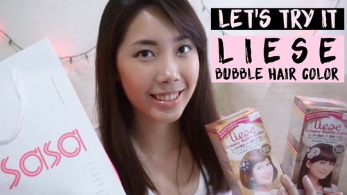 LET'S TRY IT: Liese Bubble Hair Color (Milk Tea Brown)
