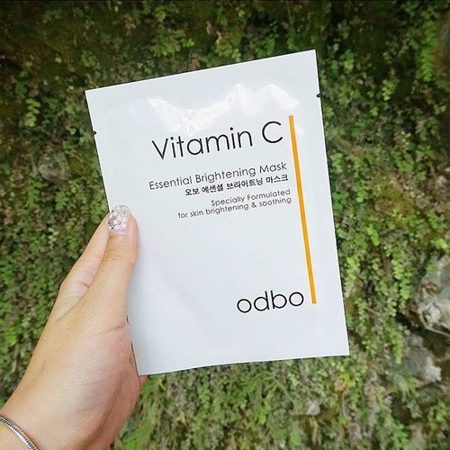 Have you read my thoughts about my current favorite brightening mask sheet from #ODBO ?It helps to soothe, moisturize, and brighten my skin after each use! 🙆#beautyappetitereviews #clozetteid