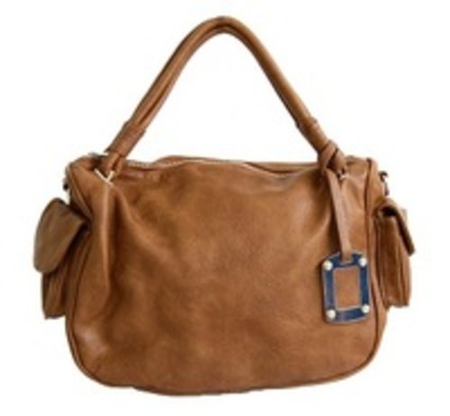Periwinkle Double Strap Plain Leather Bag 4550