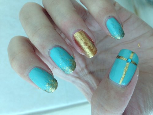 Golden for Audhery - OPI goldeneye by me @fnpiipo