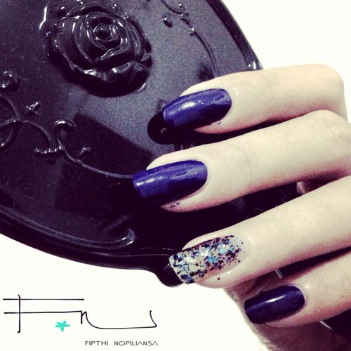 Classic style nails from Euro by me @fnpiipo