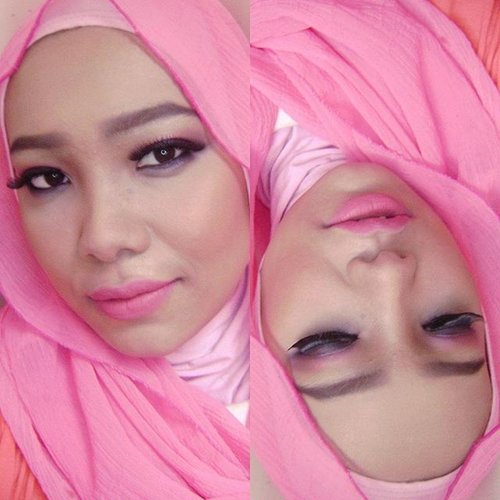 Ngelemesin tangan, black smokey eyes with touch of pink~ 👀🌼🌸🌻...#beautyblogger #beautybloggerindramayu #smokyeyes #hijabasia #dailylife #clozetteid