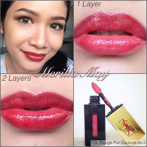 YSL Rouge Pur Couture no.5 rouge vintage :) 