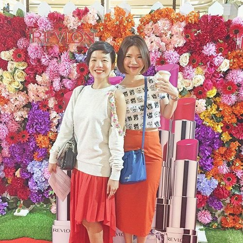 Blending into the floral backdrop. J'adore Margie's top, skirt, shoes, bag, all.
Thank you @cleo_ind for such a prettypretty event. More lipsticks in my stash.

#lipstick #lipsticklover #revlon #event #makeupaddict #makeupjunkie #beautyaddict #beautyjunkie #lotd #lookoftheday #outfitoftheday #ootd #fotd #orange #red #clozetteid #clozetteco #clozette
