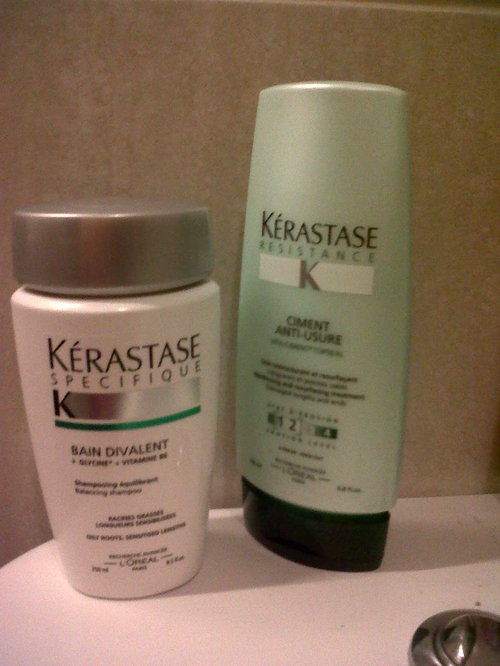 Kerastase is the most suitable hair product for my kinda hair problem... the price is relatively high but i guarantee it's so efficient & economic..