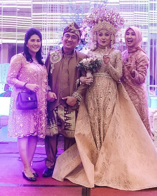 Bro is finally getting married! ❤️.....#wedding #sibling #brother #sister #sisterinlaw #party #palembang #travel #shotoniphone #ootd #clozetteid