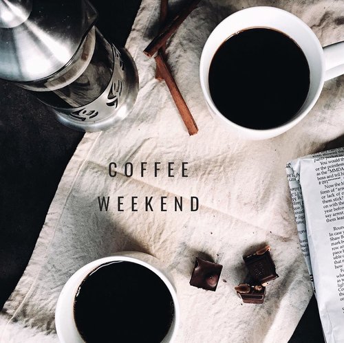 Shall we? 😁 Enjoy the weekend, peeps! .......#coffee #coffeeart #latte #weekend #whp #whpcoffee #clozetteid