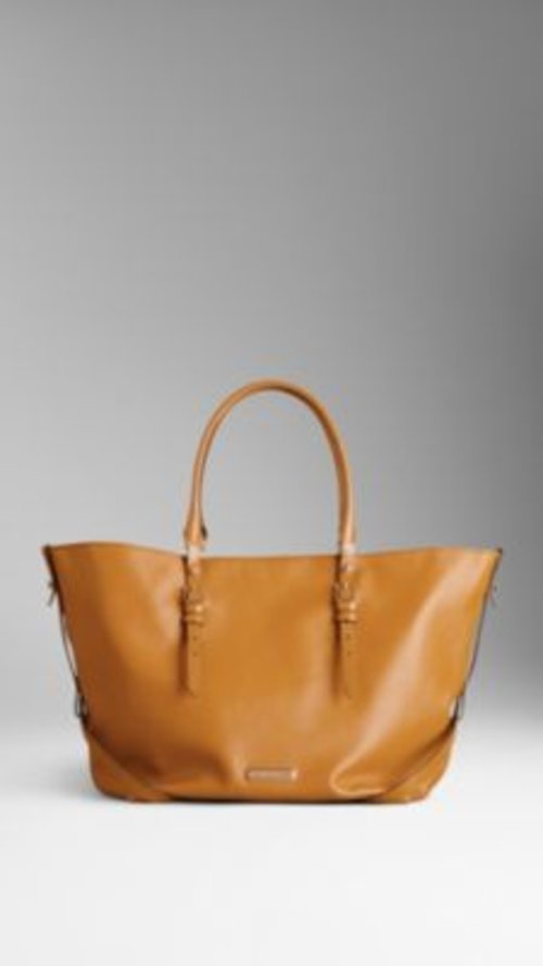 Medium Nappa Leather Tote Bag 