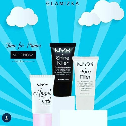 Time for primer 🙆 Shop now at www.glamizka.com#nyx #primer #angelveil #shinekiller #porefiller #clozetteid #femaledailynetwork #beautybloggerid #glamizka #glamizkaindonesia #beautyatyourfingertips #beautytipsandtricks #theultimateglambox #femaledaily #femaledailynetwork #fdbeauty #makeuplover #makeupmafia #makeupmania #nyxcosmetic #jualmakeup