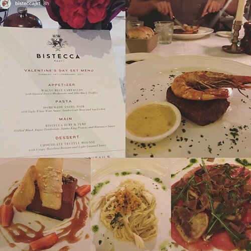 Our Valentine's day menu yesterday @bistecca.jkt #valentines 
#valentineday 
#foodie #foodporn #finedining #clozetteid #clozetteambassador