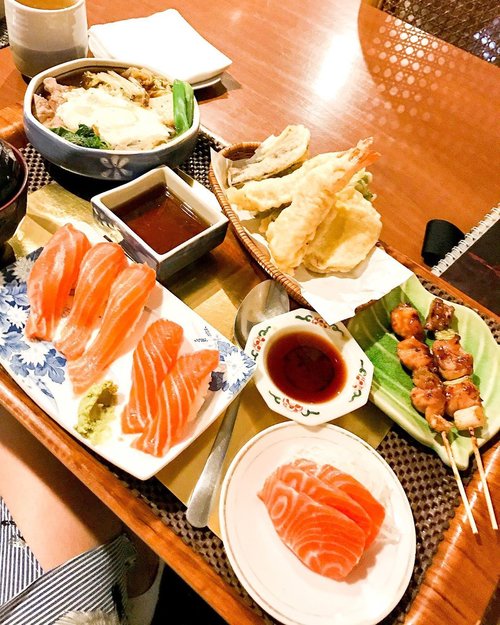 Japanese food lovers 🍣🍱🍛 salmon sushi is my favorite.. will be back there next week! @kikugawa_jkt #japanesefood #japanese #japanese_food #foodie #foodphotography #foodpics #instafood #instagram #clozetteid