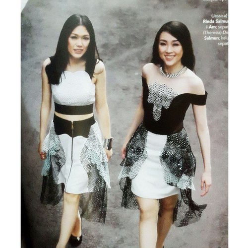 Me and @claudyajess in @cosmoindonesia fashion spread (March edition) wearing @rindasalmun for #funfearlessfemale booklet :) #theresiajuanita Www.theresiajuanita.com#clozettegirl #clozetteid #clozette #model #rindasalmun #fashion #fashionista #fashionspread #magazine #cosmoindonesia #paninbank #femaledaily #fdbeauty