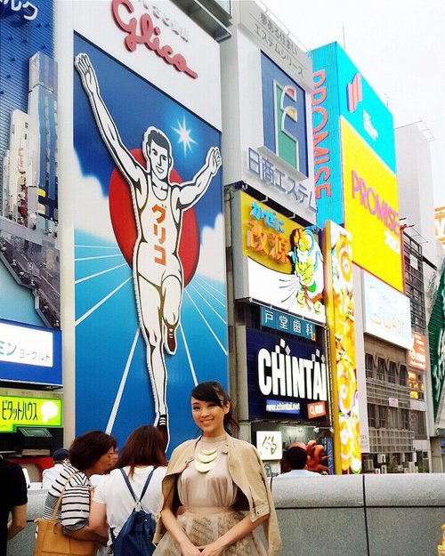 throwback to my japan trip 2015 with panasonic beauty indonesia... see you in a few months japan ❤️❤️❤️❤️❤️#osaka #glico #glicoosaka #japan #japanese #trip #tour #tourist #travel #traveller #travelling #travellers #travellove #igtravel #clozetteid