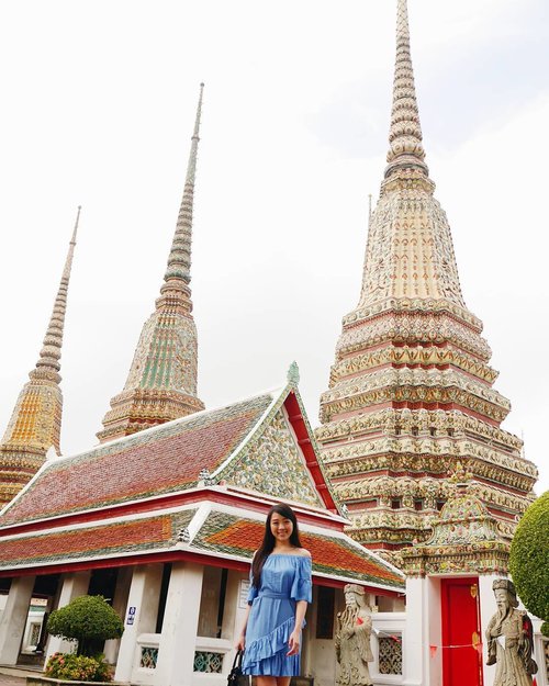 The beautiful temple of Thailand... Wat Pho ❤❤❤ #traveller #travelstyle #travelling #thailand #watpho #igtravel #clozetteid #clozetteambassador