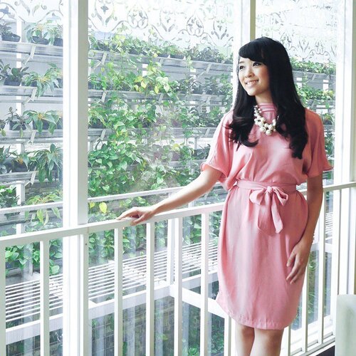 I know today will be a good day, because i smiled to the universe.. and the universe smile back to me :) have a nice day..🙌🙆 👗Dress by @kivee_
📷 Taken by @cynthiaboing 
#me #selfie #pinkandwhite #pinklovers #pink #ootd #outfitoftheday #ootdindo #nature #ootdindonesia #ootdasean #lookbook #lookbookbkk #lookbookindonesia #streetstyle #bandung #love #travel #travelstyle #femaledaily #fdbeauty #indonesianfashionblogger #fashionblogger #fashionblog #clozetteambassador #clozetteid