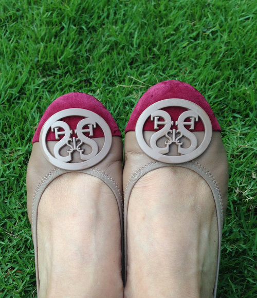 love my STACCATO ballet flats that I got from Hong Kong - too comfy! hard to get back into my heels now...
