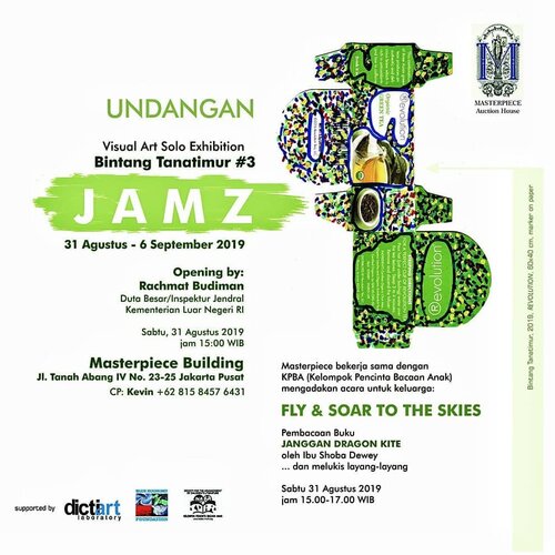 Buat teman teman yang suka dengan pameran seni dan belum tahu mau kemana weekend bersama keluarga,  KPBA dan Masterpiece Building bekerjasama dalam mengadakan acara bersama keluarga dengan tema "Fly and Soar to The Skies"._Dalam acara ini akan ada pembacaan buku Janggan Dragon Kites oleh ibu Shiba Dewey dan melukis layang-layang._Catat tanggalnya ya, acara ini akan dibuka pada tanggal 31 Agustus 2019 jam 15.00 - 17.00 dan dilaksanakan hingga 6 September 2019. Jangan sampai ketinggalan, ya. _@kpba_murtibunanta @flpoke #kites #pameranseni #familytime #familygathering #readaloud #readingbook #storytelling #masterpiecebuilding #kpba #tutiarien #clozetteid