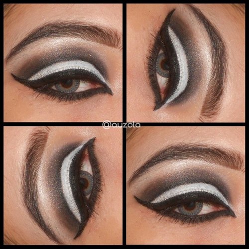 Friday EOTD with theme friday gothic! Hahaha im not sure if it's gothic enough or no, but i was in the mood to make a cut crease eye makeup... so yeah, i hope it's gothic enough hahhaa. Anyway this is my first time making a cut crease eye makeup and im quite proud of the result hehehe ♥♥ #eyemakeup #eyes #gothic #friday #eotd #cutcrease #firsttime #anastasiabeverlyhills #makeupgeek #makeupcrazyhead #makeupfanatic1 #mayamiamakeup #theevanitydiary #themakeupstory #palafoxxiamakeup #labella2029 #clozetteid #vegas_nay #valerievixenart  #makeupglitz #dressyourface #auroramakeup #lvglamduo