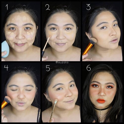 #auzolatutorial for #Pantone 2012 #TangerineTango is here! SWIPE!
.
🍊Face🍊
1. Gunakan foundation dng merata.
2. Tambahkan concealer pada bagian2 yg masih perlu coverage. Lalu gunakan powder buat ngeset.
3. Shading bagian wajah seperti hidung, pipi, jidat, dan rahang.
4. Gunakan blush on peach orange agak tebal pada pipi serta tengah dan ujung hidung.
5. Tambah highlighter gold.
6. Buat eyemakeup dan gunakan lipstick orange.
.
🍊Eyes🍊
1. Buat alis dan gunakan browcara berwarna kecoklatan.
2. Gunakan warna orange matte pada keseluruhan kelopak dan blend.
3. Tambahkan warna orange kecoklatan yang lebih gelap pada ujung luar mata dan blend.
4. Gunakan orange shimmer pada ujung dalam kelopak dng cara di tap2.
5. Tambahkan eyeliner glitter pada garis kelopak dan juga ujung mata.
6. Gunakan orange matte pada bagian bawah mata dan waterline.
7. Buat eyeliner membentuk wing.
8. Tambahkan mascara.
9. Gunakan bulu mata palsu jika ingin.
.
DONE! Selamat mencoba❤🍊
.
.
.
.

#coloroftheyear #orange #tangerinetango #wakeupandmakeup #makeupforbarbies  #indonesianbeautyblogger #undiscovered_muas @undiscovered_muas #clozetteid #colorful #makeupcreators #beautybloggerindonesia #slave2beauty #coolmakeup #makeupvines #indobeautysquad #fdbeauty #mua_army #fantasymakeupworld #100daysofmakeup