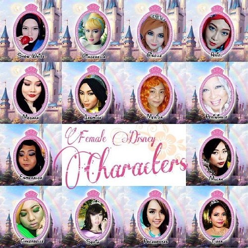 Check out my collaboration makeup with 13 other beauty bloggers on www.rainbowdorable.com!
The theme is "Female Disney Character!", can you guess which one i am? For a hint, i'm the one with super less makeup and orange frizzy hair! 😙😙
#disney #disneycosplay #disneyprincess #clozetteid #fotdibb #cosplay #princesscosplay #princess #merida #brave #ariel #periwinkle #cinderella #snowwhite #giselle #pocahontas #mulan #esmeralda #jasmine #tinkerbell #sofia #megara #tiana #collaboration #makeup #indonesianbeautyblogger #beautyblogger